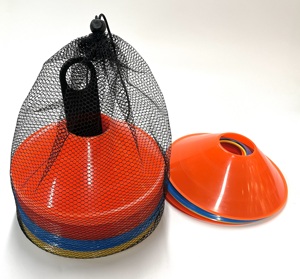 Coni da allenamento in PE resistenti <span class=keywords><strong>per</strong></span> calcio, coni a disco <span class=keywords><strong>per</strong></span> agilità con logo personalizzato <span class=keywords><strong>per</strong></span> allenamento fitness e calcio - Product Image 6