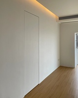 Porte intérieure invisible sans cadre personnalisée et minimaliste pour chambre, villa, salon - Décoration dissimulée moderne et contemporaine