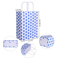 Sacs en papier personnalisés de luxe imprimés et recyclables avec poignées pour cadeaux d'anniversaire et fêtes, vente en gros