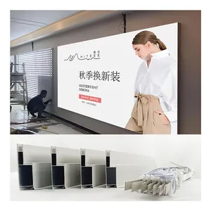 2024 Guangdong Fabriek Promotie In China 10Cm Lichtbak Aluminium Profiel Reclame Voor Indoor Frame Zachte Film Stof