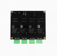 LM2596 Module d'alimentation à découpage multicanal Affichage numérique à quatre voies DC-DC Module d'alimentation à sortie Buck réglable