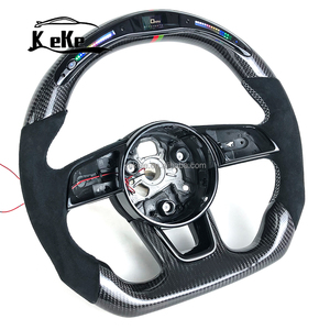 Volante in Fibra di Carbonio LED Personalizzato per <span class=keywords><strong>Audi</strong></span> A4 A5 A6 <span class=keywords><strong>A7</strong></span> Q5 Q7 <span class=keywords><strong>2017</strong></span>+ - Product Image 4