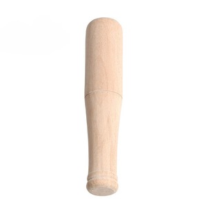 Solid Wood Garlic Pounder 17cm 3.5cm Diameter Manual Herb Crusher Kitchen Tool - Product Image 2