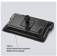Carplay 2K pour moto, écran 5 pouces sans fil avec deux caméras, DVR, TPMS, suivi GPS et prise en charge BSD, Carplay Android pour moto