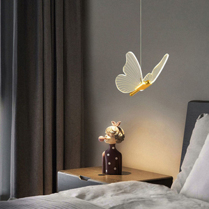 Lámpara Colgante Moderna de Lujo Ligero con Diseño de Mariposa Pequeña, Lámpara LED Nórdica Minimalista con Control Táctil y Cuidado Ocular - Product Image 6