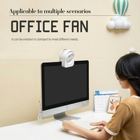 Ventilateurs de bureau multifonctionnels rechargeables personnalisés pour l'été, mini ventilateurs de bureau portables avec recharge USB, mini ventilateurs USB rechargeables