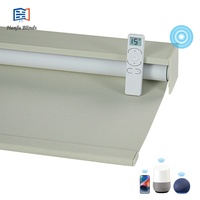 Persianas enrollables motorizadas con Control remoto inteligente, persianas eléctricas opacas para ventanas, persianas opacas de instalación integradas