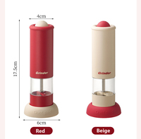 Nouveau moulin à sel et à poivre électrique automatique rechargeable pour la cuisine, idéal pour les femmes et les adultes, parfait pour la cuisson au barbecue