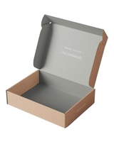 Carpeta de Papel Kraft Marrón Reutilizable y Biodegradable para Avión con Forro de Esponja y Logotipo