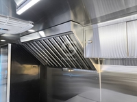 Remorque de camion de cuisine commerciale ETO 4m avec cuisine complète entièrement équipée, restaurant mobile