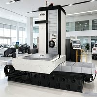 Machine de perçage et de fraisage horizontale CNC à 3 axes, robuste, à haute rigidité, à couple élevé, avec guides rigides et broche BT40