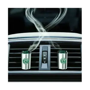 Fragancia de larga duración Olor natural Car Air Vent Clip Ambientador Refrescante ambientador de coche hecho en China