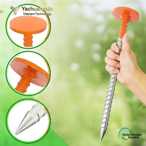 Outdoor camping <b>canopy</b> <b>tent</b> ground nail screw cap fixing ground stake nail camping ground nail fixator - Product Image 3