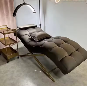 Best Quality Beauty Salon Massage <b>Tables</b> Lay Down Curved Eye Lash Bed Beauty Bed - Product Image 1