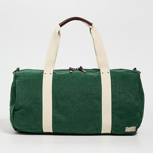 Bolsa de lona de algodón de lona grande con asa deportiva plegable DIY personalizada Unisex con correa ajustable bolsa de almacenamiento de viaje - Product Image 1