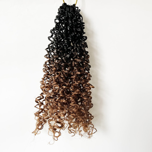 Cheveux à tresser au crochet Yanky Twist de 12 pouces |   Fibre haute température, douce, légère, torsadée à ressort - Product Image 1
