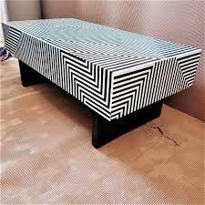 Table basse en os incrusté de style designer, vente chaude, meubles faits à la main pour la maison et le bureau, aménagement intérieur du salon, prix d'usine - Product Image 2