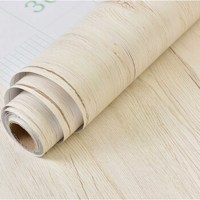 Film adhésif pour plafond film pvc décoratif avec transfert thermique rouleau de papier peint bois texturé mur grain de bois feuille pvc