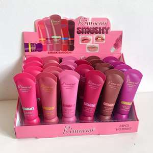 Il nuovissimo lucidalabbra a tubo morbido a specchio a 6 colori con finitura a specchio a bagliore d'acqua, colore labbra Doo-doo, rossetto liquido Non grasso - Product Image 2