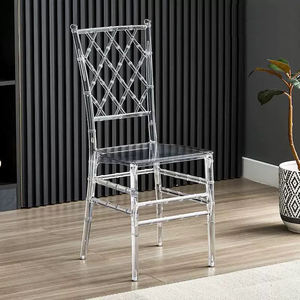 Parlak mobilya çoklu stilleri Chiavari kristal şeffaf olay napolyon <span class=keywords><strong>Tiffany</strong></span> akrilik sandalye - Product Image 1
