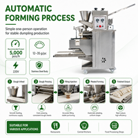 Machine à raviolis automatique commerciale avec moules personnalisés pour empanadas, pierogi, raviolis, samosas, wontons, et raviolis vapeur – 90 pièces/min