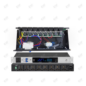 เครื่องควบคุมลำดับการจ่ายไฟ 8 ช่อง EIF PK-100 ระดับมืออาชีพ พร้อมระบบควบคุมด้วยชิปโลหะและฟิลเตอร์สำหรับระบบเสียง - Product Image 5