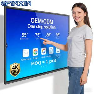 แผงไวท์บอร์ดแบบอินเทอร์แอคทีฟ ผสานการสัมผัสและการเขียนเพื่อการใช้งานที่ง่ายดายและมีประสิทธิภาพ ระบบสัมผัสที่แม่นยำและการใช้งานที่ราบรื่น - Product Image 1