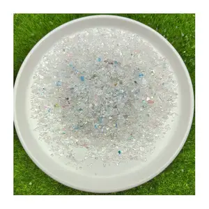 Colorful Crushed Glass Stones Resin Filling Irregular Broken Stone for DIY Epoxy Resin Mold Crafts Nail Art Decoration Material