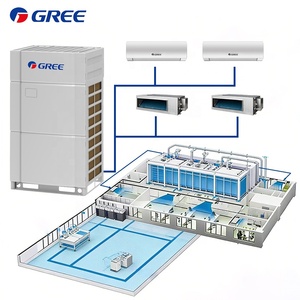 Pour système de climatisation multi-zones GMV6 VRF 36000Btu-48000Btu, compresseur d'<span class=keywords><strong>air</strong></span> central à <span class=keywords><strong>pompe</strong></span>, unité de ventilation forcée (FCU) à cassette et à conduit, onduleur DC - Product Image 1