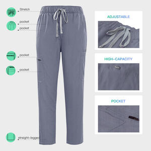 Haute qualité médical gommages uniforme <span class=keywords><strong>infirmière</strong></span> accessoires clinique pour animaux de compagnie médecin vêtements de travail multicolore <span class=keywords><strong>anesthésiste</strong></span> uniformes <span class=keywords><strong>infirmière</strong></span> femmes - Product Image 6