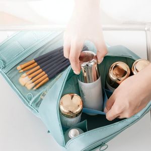 Trousse de maquillage enroulable à suspendre multifonctionnelle de grande capacité Trousse de toilette Organisateur de voyage Trousse de maquillage pour femmes - Product Image 4