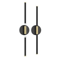 Lampe murale rechargeable avec base ronde/carrée, télécommande, sans fil, classique, pour décoration intérieure, bras détachable, éclairage mural de fond