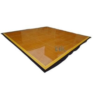 Pista de baile portátil premium para eventos y lugares Piso de plataforma de madera - Product Image 1