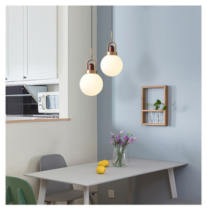 Stile giapponese in legno massello <span class=keywords><strong>lampadario</strong></span> Nordic minimalista ristorante negozio di bar contatore <span class=keywords><strong>camera</strong></span> <span class=keywords><strong>da</strong></span> <span class=keywords><strong>letto</strong></span> comodino balcone sfera di vetro <span class=keywords><strong>lampadario</strong></span> - Product Image 6