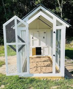 Özelleştirilmiş katı ahşap açık tavuk kafesi ev ahşap büyük boy tavuk kümesi üreticisi - Product Image 5