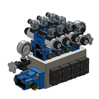 Blocs de collecteurs hydrauliques pour soupapes de purge de pompe à béton