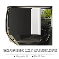 Cortinas Magnéticas Portátiles de Nailon para Ventanas Laterales de Coche, Cortinas Universales para Puertas de Coche, Mosquiteras