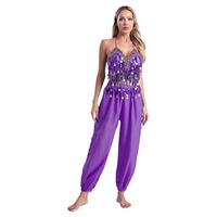 Danse du ventre Sequin Crop Tops Pantalon Costume Festival Club Rave Tenues fantaisie