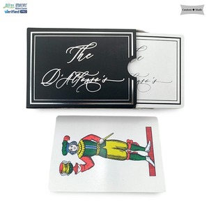 Cartes à jouer personnalisées en feuille d'argent, boîte noire <span class=keywords><strong>de</strong></span> luxe, <span class=keywords><strong>jeu</strong></span> <span class=keywords><strong>de</strong></span> cartes <span class=keywords><strong>de</strong></span> poker imprimé sur mesure style art médiéval pour collectionneurs et cadeaux - Product Image 3