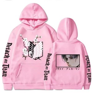 Anime popolari " L'attacco dei Giganti "   Felpa con cappuccio da donna, felpa stampata in stile street Harajuku manga - Product Image 6