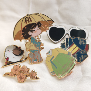 फैक्टरी व्यक्तिगत धातु बैज हार्ड एनमेल एनीमे ब्रोच डिजाइन आपके स्वयं के डिजाइन पिन स्मारिका उपहार - Product Image 4