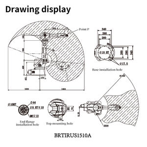 機械式アームBraunスプレー溶接ハンドリングダイカスティングスタンピング射出成形6軸産業用ロボット機械式アーム - Product Image 2