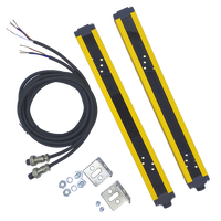 Capteur de sécurité à rideau lumineux pour la protection corporelle industrielle, capteur infrarouge à faisceau de sécurité pour la protection des passages de machines de découpe