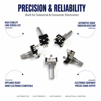 L'encodeur rotatif EC11 PEC12R à 3 broches de haute durabilité convient aux équipements électroniques et électriques embarqués dans les véhicules, etc.