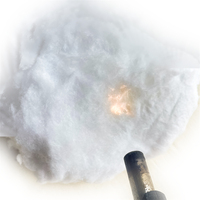 Coton en fibre céramique résistant aux hautes températures pour l'isolation des fours industriels
