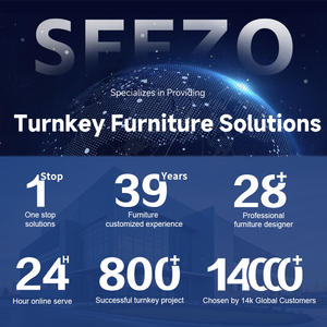 Solusi Turnkey Mewah Proyek Hotel Bintang 5 Kamar Tidur Modern Set Tempat Tidur Hotel Berkualitas Tinggi Furnitur Apartemen Panel Kayu - Product Image 5