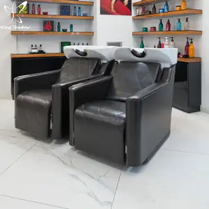 Salon Meubels Kapsalon Shampoo Gebied Kapper Wassen Stoel Shampoo Stoel En Bed Salon Wastafels