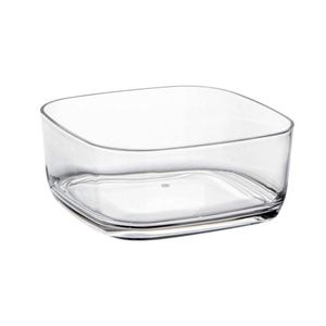 <b>Large</b>-capacity Eco-Friendly Transparent Acrylic Modern Food Salad Serving and Stirring Container with Utensils Included - Product Image 1