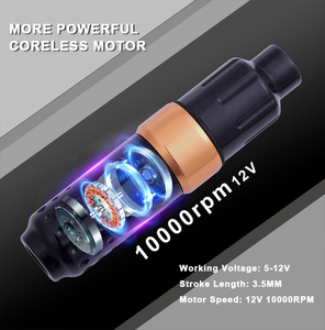 Kit de <span class=keywords><strong>Tatouage</strong></span> Complet Yilong pour Débutants avec Alimentation <span class=keywords><strong>Sans</strong></span> <span class=keywords><strong>Fil</strong></span>, Stylo Rotatif et Mallette – Set Complet Fournitures de <span class=keywords><strong>Tatouage</strong></span> - Product Image 4