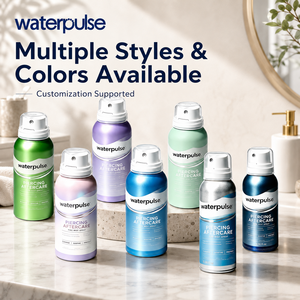Spray per la cura dei piercing Waterpulse Saline Wound Wash 0.9% cloruro di sodio, nebulizzazione fine per orecchio, naso, cartilagine e piercing corporeo. - Product Image 5